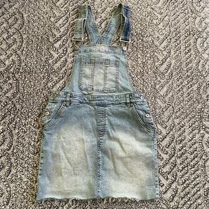 Urban Outfitters Basics Denim Skirt Overalls